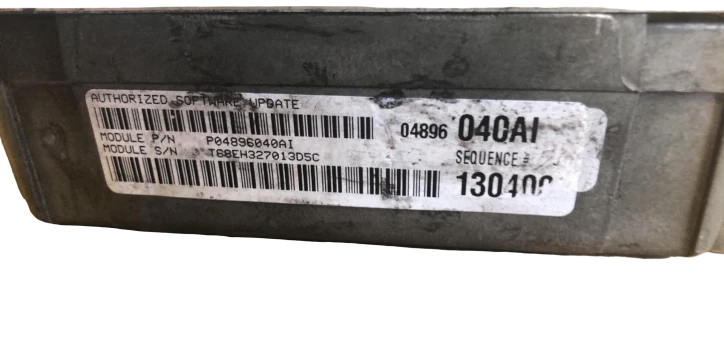 P04896040AI ecm ecu computer 2001 Chrysler Sebring - Image 1 of 1
