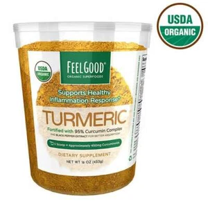 Feel Good USDA Organic Turmeric Powder, 16 Ounces - Picture 1 of 3