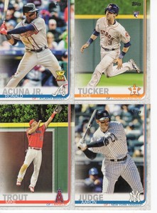 2019 Topps Series 1 Base Singles #1 - #199 Pick Your Player & Complete Your Set