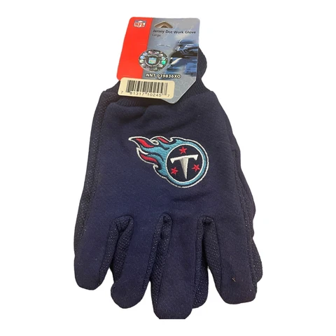 Tennessee Titans NFL Winner's Circle Jersey Dot Work Gloves Size Large Cover