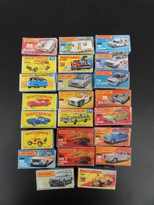 MATCHBOX LEER BOXEN REPLICA 23 Stück - Picture 1 of 4