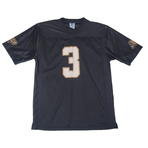 Purdue University Boilermakers Jersey Unisex Medium Black #3 Mesh NCAA Football Cover