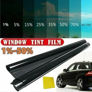 Pellicola Tinta Finestre 300CM 1%-50% VLT Auto Casa Ufficio Vetro Isolante Pellicole Adesive - Foto 1 di 18