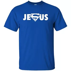 Men's Jesus T-Shirt Christian Christ Bible Faith Religious Church Shirt New Gift - Picture 1 of 17