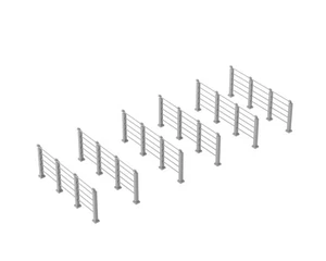 POW CAMP Fences - WWII02 3D PRINTED Wargame Terrain Bolt Action - Picture 1 of 2