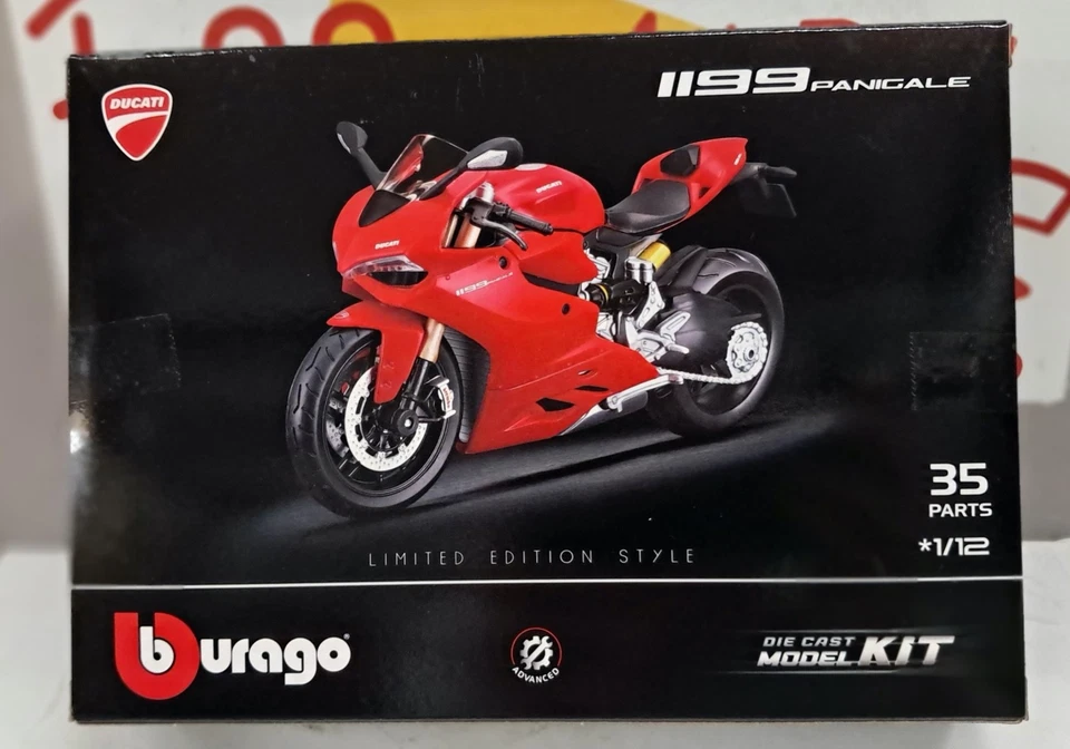 BURAGO 1/12 -KIT  MOTO DUCATI 1199 PANIGALE ITEM 55101 - Immagine 1 di 1