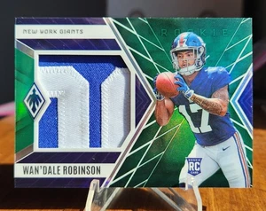 2022 Panini Phoenix Wan’Dale Robinson Rookie Patch #’d/10 NY Giants #RJM-19 🔥 - Picture 1 of 4