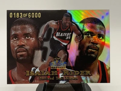 Isaiah Rider 1998-99 Flair Showcase fila 1/6000 Foto 1 de 2