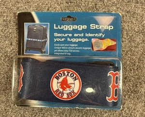 Boston Red Sox Gepäckgurt MLB Baseball Reisekoffer Ausweisschild TSA blau - Bild 1 von 5