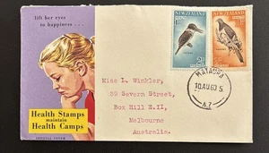 New Zealand FDC 1960 Health Stamps Maintain Health Camps - Bild 1 von 4