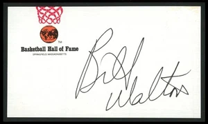BILL WALTON (1952-2024) autograph cut | Blazers/Clippers/Celtics - signed HOF - Picture 1 of 1