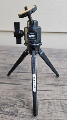 Bogen 3009 Mini Tabletop Tripod Made in Italy A5 - Image 1 of 2