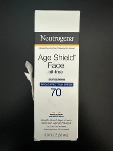 Neutrogena Age Shield Face Oil-Free Sunscreen SPF 70 - 88ml / 3.0floz Exp 2026 - Picture 1 of 3