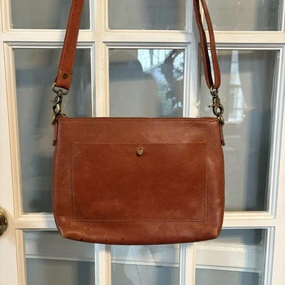Madewell транспорта плеча сумка через плечо английский седло коричневая кожа - Изображение 1 из 4