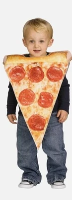 Fun World Toddler Pizza Slice Costume Fits Up To 4T                        B0158 - Image 1 of 4