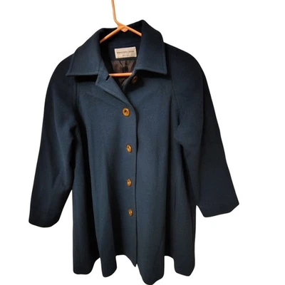 Abrigo ligero Preston & York 100 % lana - Hecho en EE. UU. - Talla 8 para mujer Foto 1 de 4