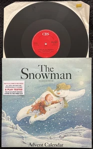 The Snowman Walking In The Air 12'' Vinyl ADVENT CALENDAR SLEEVE TESTED EX VIDEO - Picture 1 of 9