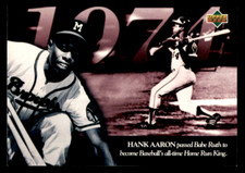 1994 Upper Deck All-Time Heroes Hank Aaron    ATH #121 Atlanta Braves