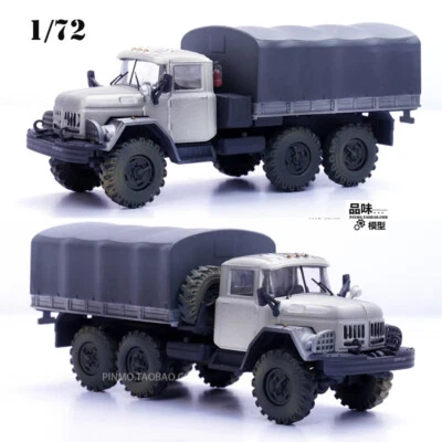 Caminhão modelo Zil-131 Jill 131 cinza governo sírio em escala 1/72 União Soviética - Imagem 1 de 4