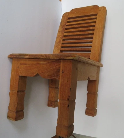 VNTG Heavy Handmade recycled Solid Wood wooden Child (GREAT PAINTED ENGLEBRIGHT) Cover