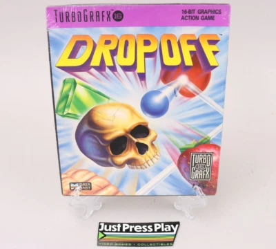 Drop Off NEC TurboGrafx-16 TG16 1990 Data East Puzzle Game New Fact. Sealed EX+ - Image 1 of 4