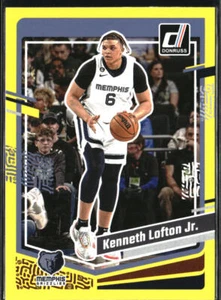 23/24 2023/24 Donruss Amarillo Paralelo #14 Kenneth Lofton Jr. Grizzlies - Imagen 1 de 2