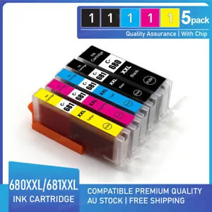5x Ink PGI-680XL CLI-681XL PGI680XXL for Canon TR8660a TS6160 TS6260 TS6360a - Picture 1 of 1