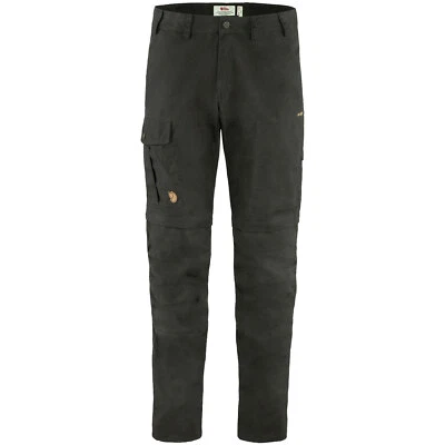 Fjällräven Karl Pro Zip-Off Herren-Wanderhose Outdoor-Short Hose Dunkelgrau NEU