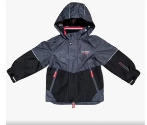 FOG Boys' 54E18 Poly Lined Jacket Size 5- Grey Camo Jacket - Picture 1 of 9