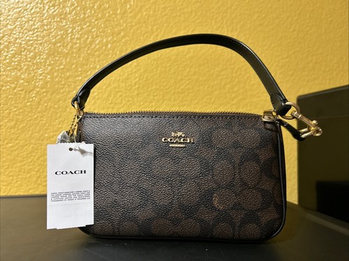 Coach Nolita 19 nuovo con etichetta in tela firmata CW426 noce nero