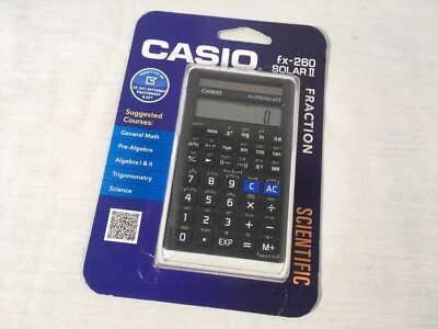 Casio FX-260 Solar II Fraction Scientific Calculator NEW Sealed - Image 1 of 4