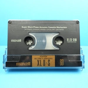🍒 1x MAXELL XL II-S 60 * IEC II Type 2 * Cassette Kassette кассета * 1988 - Picture 1 of 4