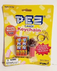 VINTAGE PEZ CANDY MINI SPENDER SCHLÜSSELANHÄNGER BASIC FUN GORILLA #931-0 1999 KARTONIERT - Bild 1 von 2