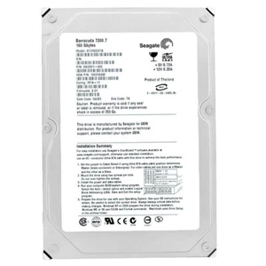 Disque Dur Seagate 160GB ST3160021A 2Mb Cachette 7200Rpm Ata 3.5'' Pouces - Photo 1/5