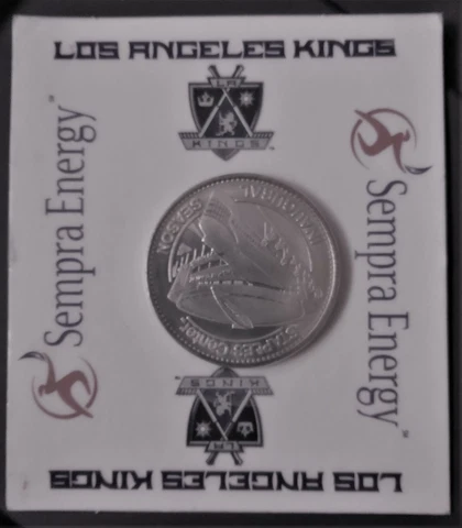 NHL: LOS ANGELES KINGS / SEMPRA ENERGY: INAUGURAL SEASON AT STAPLES CENTER COIN Cover