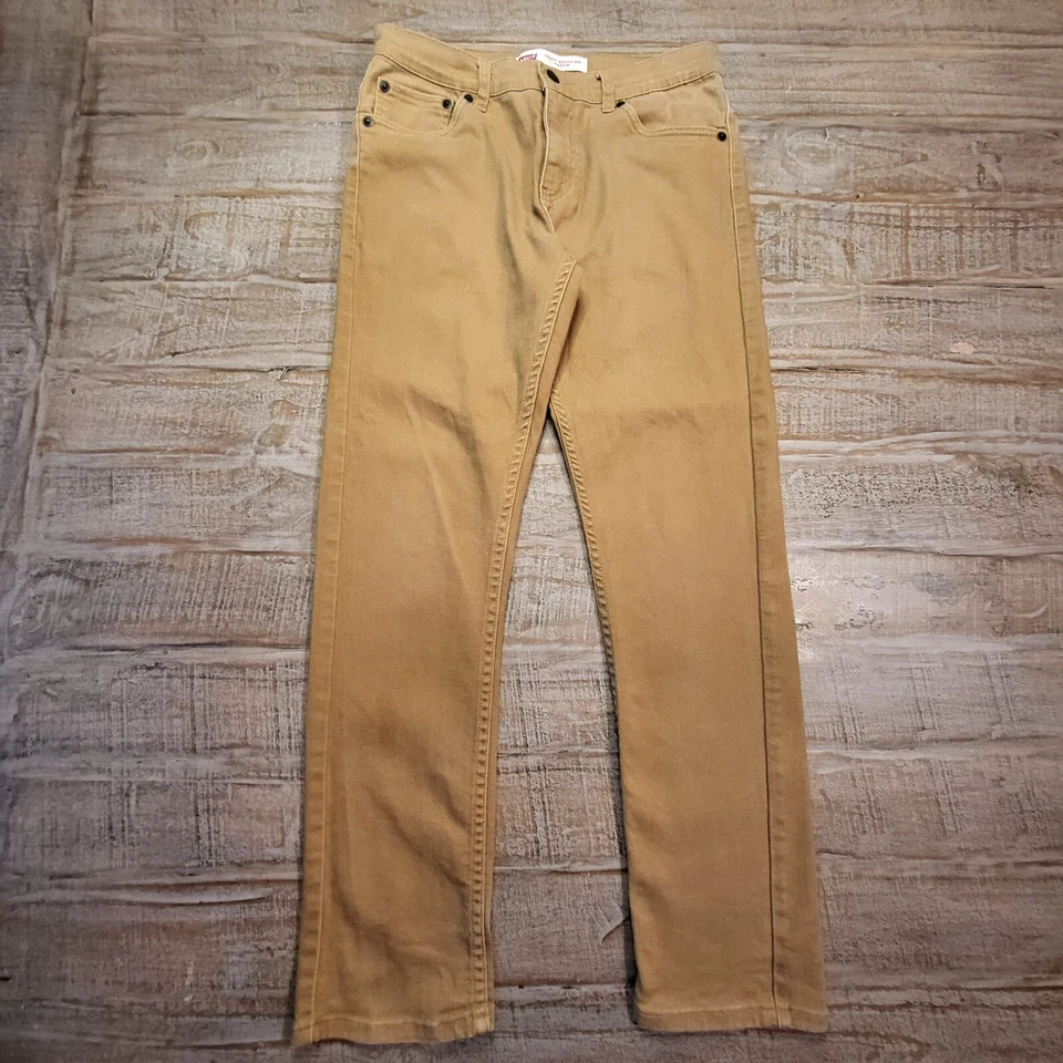 Jeans Levi’s 502 Niñas Talla 16 Tostados Reg 28x28 Regular Pierna Cónica Denim Foto 1 de 4