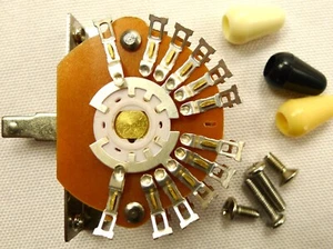 Interruptor de 5 vías 4 polos, doble oblea, súper mega hoja para Strat/NashvilleTele - Imagen 1 de 7