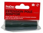 ProDec Extension Pole Adaptor Push Fit Frame Decorators Roller Painters Painting