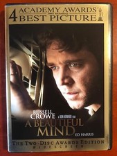 A Beautiful Mind (DVD, 2001, 2-Disc Awards Edition, Widescreen) - G1219