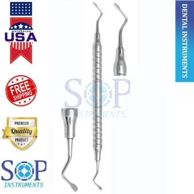 Dental Restorative Gingival Cord Packer 7 Guyer Serrated by SOP Instruments