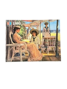 Vintage 1993 MB Puzzle Intimate Moment Alan Maleys Past Impressions 1500pc - Picture 1 of 3
