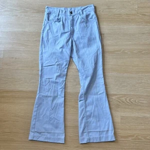 Stivali vintage anni 70 Levis arancione tab taglio 30x28 azzurro discoteca tempo libero USA - Foto 1 di 15