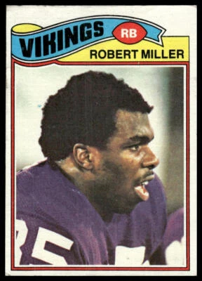 1977 Topps #191 Robert Miller RC Minnesota Vikings - Image 1 of 2