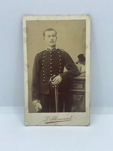 ANCIENNE CDV PHOTOGRAPHIE ALLEMAND SAINT ETIENNE SOLDAT DU 30e EN UNIFORME - Picture 1 of 2