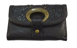 Unit Riders REP Black Bronzed Metal Snap Closure Discounted Damen Geldbörse - Bild 1 von 12