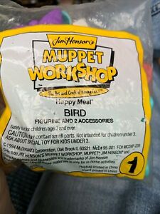 McDonald’s Muppet Workshop Happy Meal “Bird” #1; NIP