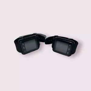2 Stk. DiSmart 3 Smartwatch Schwarz Neu. Ideal für Kinder Aufladbare Uhr Schwarz - Bild 1 von 7