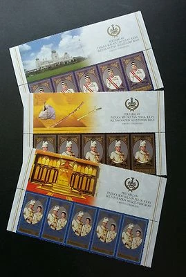 Malasia La Entronización Sultán Perak 2015 Real (sello con título) MNH Oro Foto 1 de 4