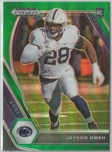 Jayson Oweh 2021 Prizm Draft Picks Green Prizm Rookie Card #154 - Bild 1 von 1