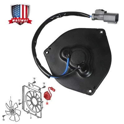 A/C Air Conditioning Condenser Cooling Fan Motor Fit for 03-11 Honda Element - Image 1 of 4